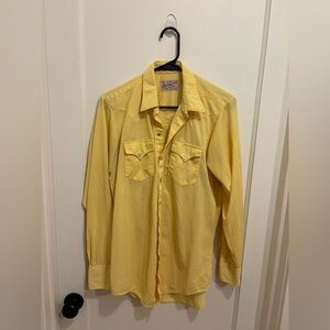 Men's Yellow Shirt Jacket